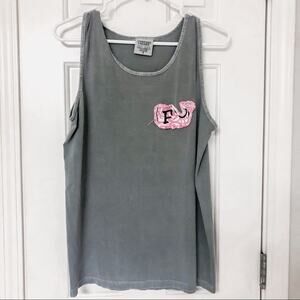 COMFORT COLORS • Whale Monogram ‘F’ Tank Top